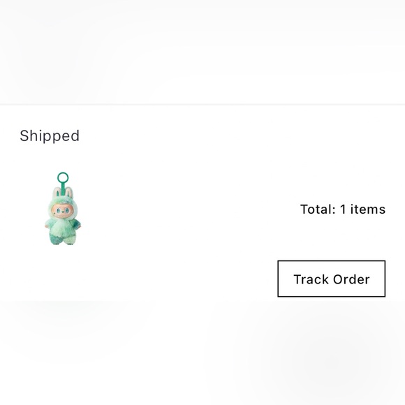 POPMART BIG INTO ENERGY Serenity Green Plush Keychain (Labubu) - Picture 3 of 5